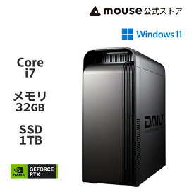 【エントリーでP10倍＆最大2万円オフクーポン★4/27 09:59まで】DAIV FX-I7G60 Core i7-14700KF 32GB メモリ 1TB M.2 SSD GeForce RTX 4060 静音性が高い水冷CPUクーラー搭載！ デスクトップ パソコン マウスコンピューター 新品 クリエイターpc