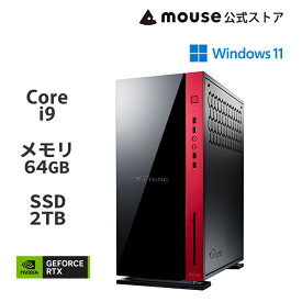 【エントリーでP10倍＆5％オフクーポン！5/16 01：59まで】G-Tune FZ-I9G90 ゲーミングPC デスクトップ パソコン Core i9-14900KF 64GB メモリ 2TB NVMe SSD GeForce RTX 4090 水冷CPUクーラー 新品 マウスコンピューター