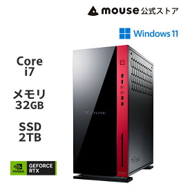 G-Tune FZ-I7G8S ゲーミングPC デスクトップ パソコン Core i7-14700KF 32GB メモリ 2TB NVMe SSD GeForce RTX 4080 SUPER 水冷CPUクーラー 新品 マウスコンピューター