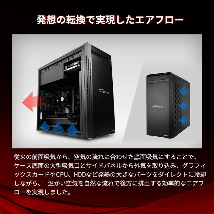 楽天市場】G TUNE DG-I5A60 ゲーミングPC デスクトップ パソコン Core 