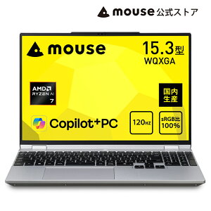 yGg[P10{9/11 01F59܂Łzy5~ItN[|Ώہzy3Nۏ؁EYEzm[gp\R Officet Vi mouse B5-A7A01SR-A 15.3C` WQXGA Ryzen Al 7 350 32GB  500GB SSD AMD Rad