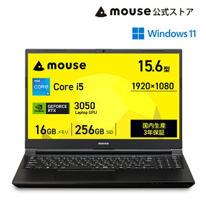 �y�G���g���[��P10�{��8/11 01:59�܂Łz�y3�N�ۏ؁E�������Y�E�����z�m�[�g�p�\�R�� Office�t�� �V�i mouse K5-I5G50BK-A 15.6�C���` Core i5-13420H GeForce RTX 3050 16GB ������ 256GB SSD �}�E�X�R���s���[�^�[ PC 