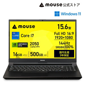 �y3�N�ۏ؁E�������Y�E�����z�m�[�g�p�\�R�� Office�t�� �V�i mouse K5-I7G50BK-A 15.6�C���` Core i7 13620H GeForce RTX 2050 16GB ������ 500GB SSD �}�E�X�R���s���[�^�[ PC ��������