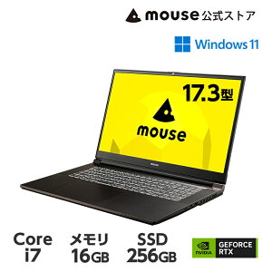 �y3�N�ۏ؁E�������Y�E�����zmouse K7-I7G50BK-A �m�[�g�p�\�R�� 17.3�C���` �V�i Core i7 13620H 16GB ������ 256GB SSD RTX 3050 ����ҏW �}�E�X�R���s���[�^�[ �m�[�gPC �������� ��2026/7/21����p
