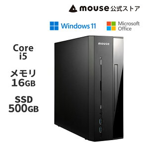 yGg[Ń|Cg7{11/16܂Łzy3Nۏ؁EYEzfXNgbv p\R Vi mouse SH-I5U01 Windows 11 Core i5 14400 16GB  500GB SSD Wi-Fi 6E Officet }EXRs[^[ PC 
