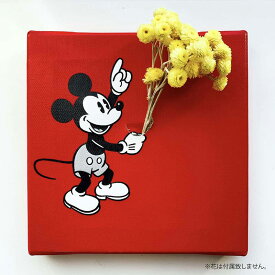 【全品3%OFFクーポン】★お買い物マラソン限定★ ディズニー アートパネル 花 レトロ ミッキーマウス アートパネル 花 IKEBANA 20×20cm ディズニー 花瓶 日本製 インテリア 雑貨 生け花 一輪挿し パネル 壁掛け 絵画 おしゃれ プレゼント ラッピング