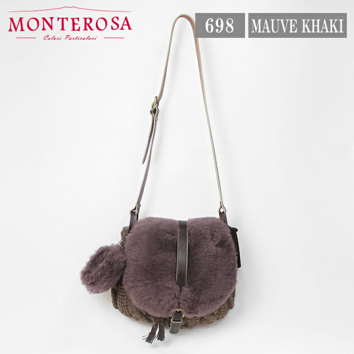 楽天市場】日本製 モンテローザ muku ムートンバッグ ショルダーバッグ  