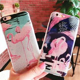 楽天市場 Iphone6 ケース フラミンゴ キラキラの通販