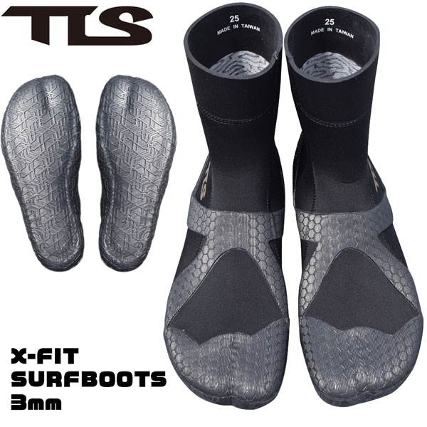 新品 人気TOP サーフィン ウィンター保温グッズ ブーツ TOOLS ツールス TLS X-FIT SURFBOOTS 3mm サーフブーツ shit.tv shit.tv