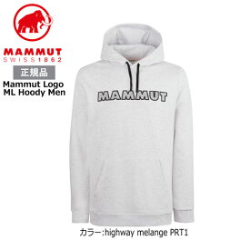 マムート マムート ロゴフーディ カラー：00420highway melange PRT1 MAMMUT Mammut Logo ML Hoody Men highway melange PRT1