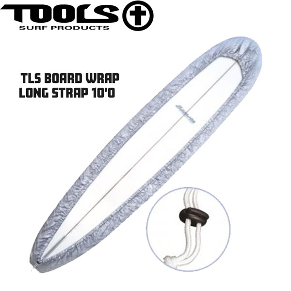 大人気のTOOLS デッキカバー クラシック サーフィン TOOLS ツールス 100%正規品 TLS BOARD LONG ロング ストッパータイプ STRAP WRAP 10’0