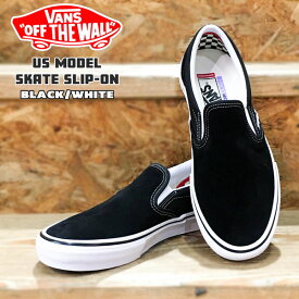 VANS バンズ SKATE SLIP-ON スリッポン スニーカー ヴァンズ US BLACK/WHITE VN0A5FCAY28