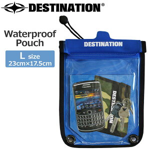 fXeBl[V DESTINATION Waterproof Pouch LTCY BLUE EH[^[v[t|[` [֔z