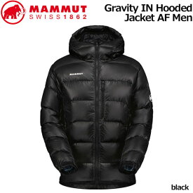 マムート MAMMUT グラビティ Gravity IN Hooded Jacket AF Men ダウンジャケット カラー：black