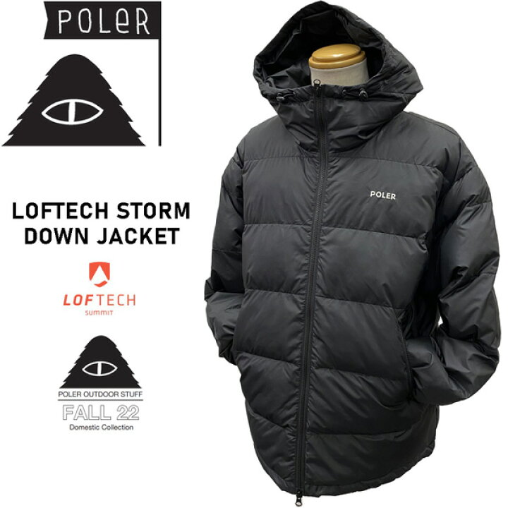 楽天市場】ダウン 軽量 ファッション 22-23 POLER ポーラー LOFTECH 