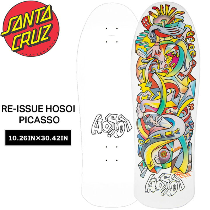 楽天市場】スケボー デッキ サンタクルーズ SANTACRUZ RE-ISSUE HOSOI 