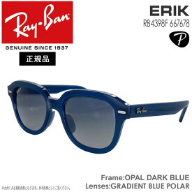 レイバン サングラス RayBan ERIK フレーム/OPAL DARK BLUE レンズ/GRADIENT BLUE POLAR アジアンフィット