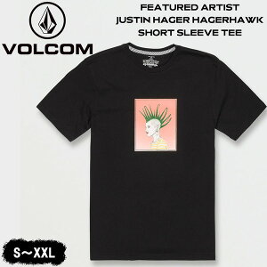 �T�[�t �X�P�[�g �X�m�[ 3S 23SS VOLCOM �{���R�� FEATURED ARTIST JUSTIN HAGER HAGERHAWK SHORT SLEEVE TEE �W���X�e�B���n�K�[�z�[�N�V���[�g�X���[�uT �t�@�b�V���� �g�����h �R���{