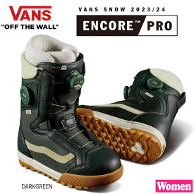 スノーボード ブーツ 靴 レディース 23-24 VANS バンズ ENCORE PRO エンコアプロ 23-24-BT-VAN ダブルボア フリースタイル フリーライディング