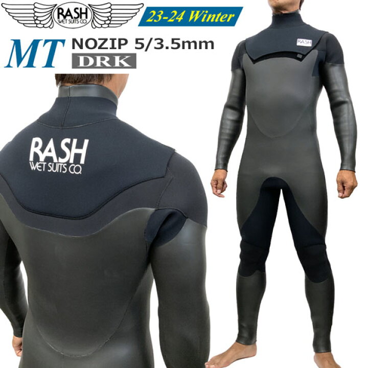 楽天市場】ウェットスーツ セミドライ 23-24 RASH ラッシュ MT NOZIP 5  