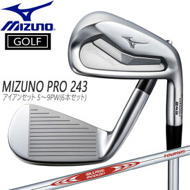 ミズノプロ MIZUNO PRO 243 アイアンセット N.S.PRO MODUS3 TOUR105 スチールシャフト 5～9PW(6本セット) ゴルフ クラブ