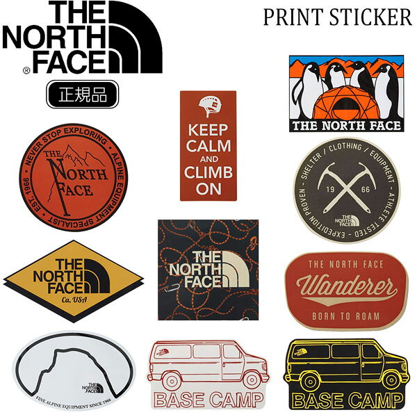 ザ ノースフェイス TNFプリントステッカー  THE NORTH FACE TNF PRINT STICKER メール便