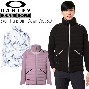オークリー ゴルフ 2WAY ジャケット & ダウンベスト OAKLEY SKULL TRANSFORM DOWN VEST 3.0 ゴルフウェア