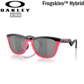 オークリー サングラス フロッグスキン ハイブリッド OAKLEY FROGSKINS HYBRID フレーム：MATTE BLACK/NEON PINK レンズ：PRIZM BLACK