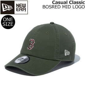 ニューエラ キャップ Casual Classic NEWERA ボストン・レッドソックス MID LOGO オリーブ 帽子