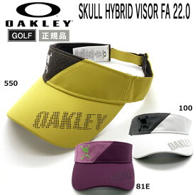 オークリー ゴルフ キャップ OAKLEY SKULL HYBRID サンバイザー FA 22.0 帽子 GOLF