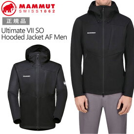 マムート MAMMUT Ultimate VII SO Hooded Jacket AF Men black