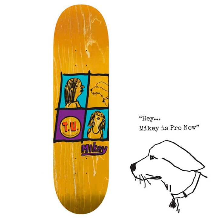 楽天市場】スケボー デッキ T.U. Transportation Unit DECK MIKEY 8.25 