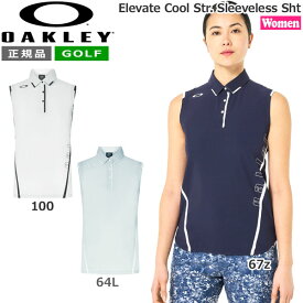 ゴルフ レディース ウェア オークリー OAKLEY ELEVATE クールストレッチ スリーブレス シャツ ノースリーブ 女性 GOLF メール便配送