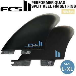 �T�[�t�B�� �t�B�� FCS2 FCSII �G�t�V�[�G�X Performer Quad PG - L-XL Black Retail Fins �N�A�b�h 4��set