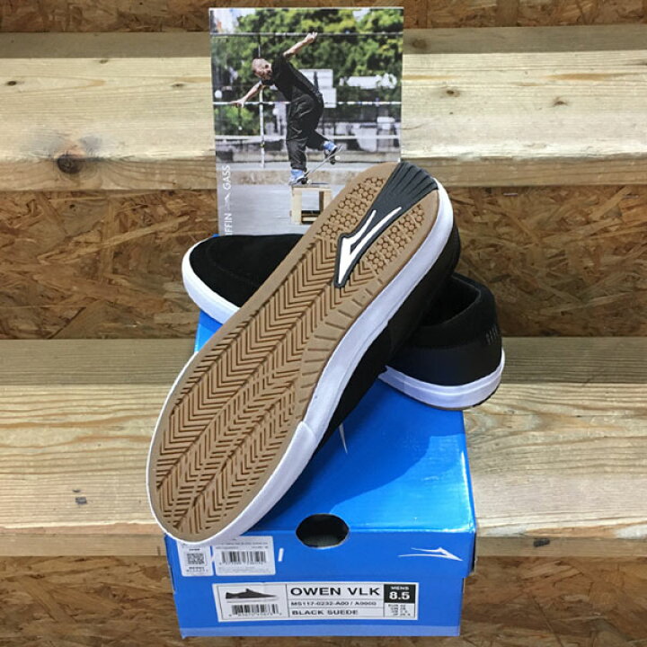 楽天市場】スケートシューズ ラカイ LAKAI OWEN VLK BLACK SUEDE 