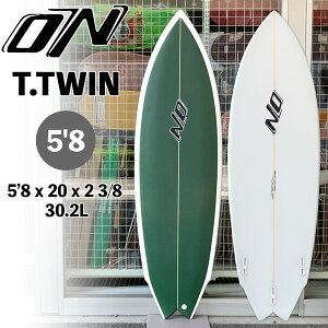 zł܂(wGÂ)IImVFCv ONO SURFBOARDS T.TWIN PU 5f8 x 20 x 2 3/8 30.2L ARMY FCS2 3FIN BOXdl