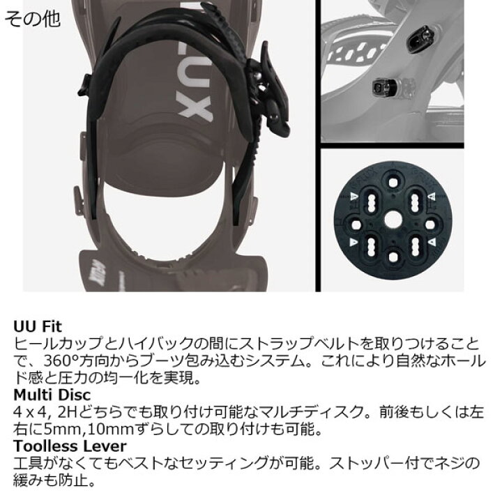 楽天市場】スノーボード ビンディング 24-25 FLUX フラックス WOMEN 