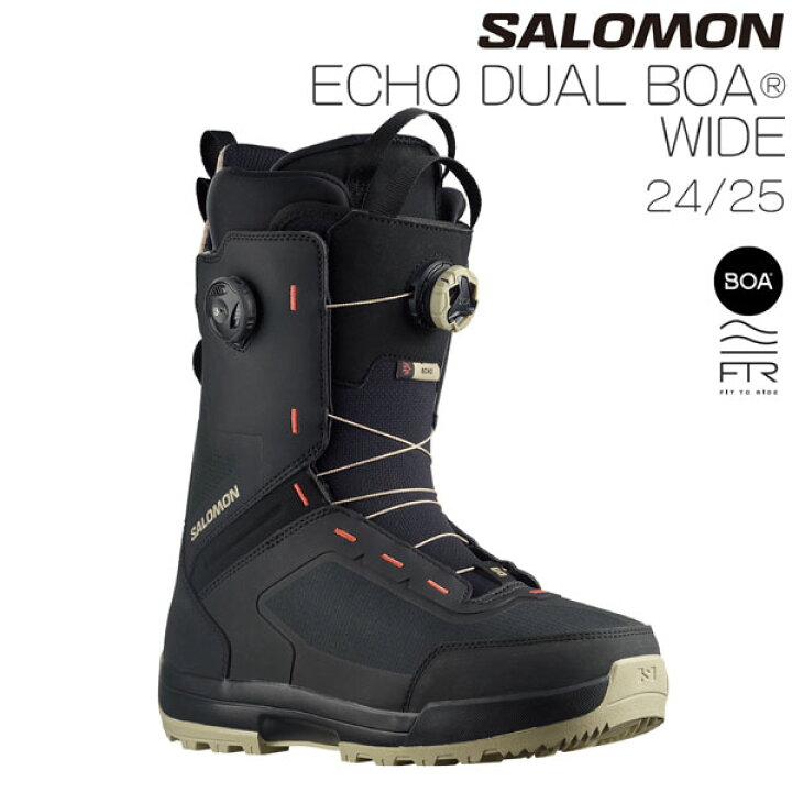 楽天市場】スノーボード 靴 24-25 SALOMON サロモン ECHO DUAL BOA  