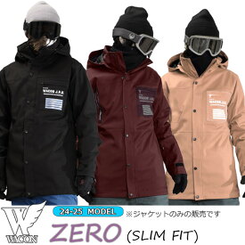 スノーボード ウエア 24-25 ワコン ゼロ WACON ZERO 24-25-JK-WAC