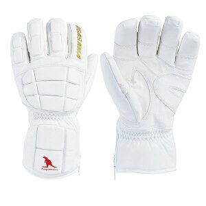 オガサカスキー ジーケーエヌ OGASAKA SKI GK/N スキー グローブ M L XL ホワイト カンガルー革