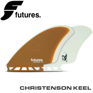 t[`[tB FUTURES FIN CHRISTENSON KEEL BROWN/WHITE 2FIN NXe\ L[ cCtB T[tB {[htB