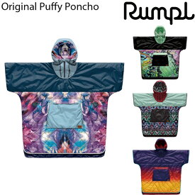 【値下げ】ポンチョ ランプル Rumpl ORIGINAL PUFFY PONCHO リバーシブル 防寒 フロントポケット収納 野外フェス スポーツ観戦