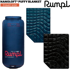 【値下げ】ブランケット ランプル Rumpl NANOLOFT PUFFY TR 100％リサイクル素材 トラベルサイズ ソロキャンプ アウトドア 車中泊 野外フェス スポーツ観戦 97X132cm