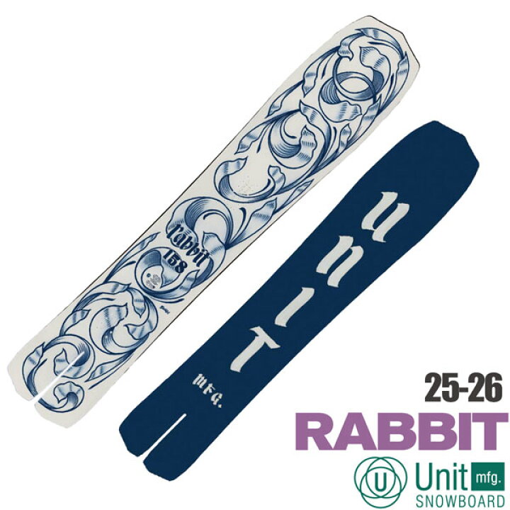 楽天市場】25-26 ユニット ラビット UNIT RABBIT スノーボード 板 25 