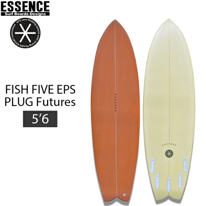 楽天市場】エッセンス サーフボード ESSENCE FISH FIVE 5