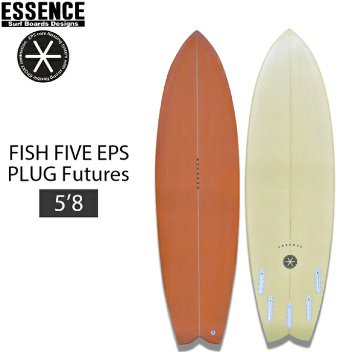 楽天市場】エッセンス サーフボード ESSENCE FISH FIVE 5