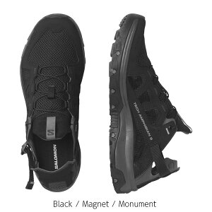 �T������ �e�b�N�t�@�r�A��5 SALOMON TECHAMPHIBIAN 5 BLACK/MAGNET/MONUMENT �E�H�[�^�[�V���[�Y �T���_�� �u���b�N�}�O�l�b�g���j�������g