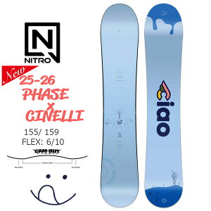 25-26 �i�C�g�� �t�F�C�Yx�`�l�� NITRO PHASE x CINELLI �X�m�[�{�[�h �� 25-26-BO-NTR 155 159