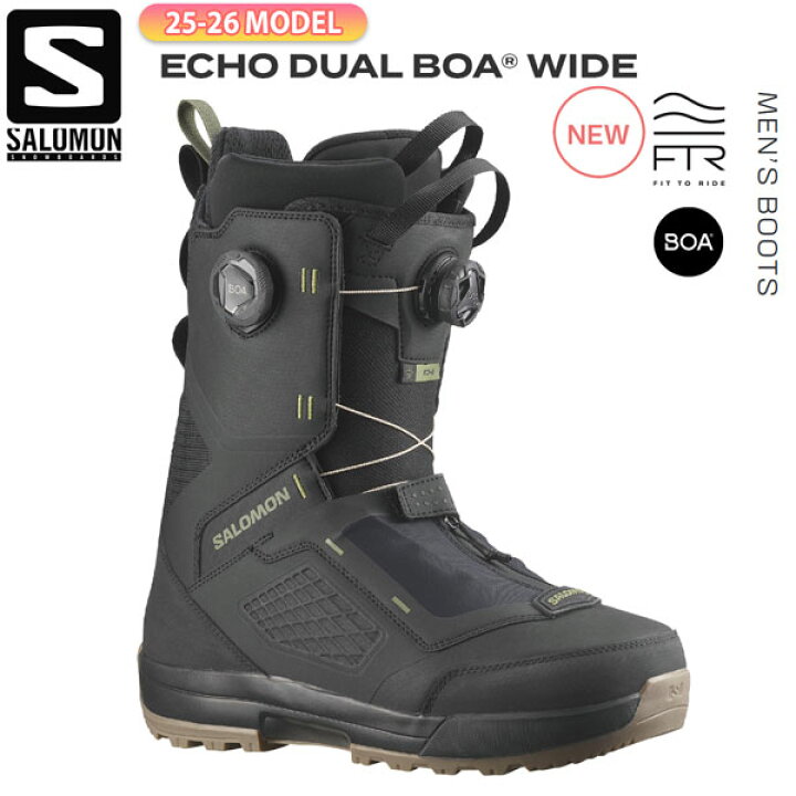 楽天市場】25-26 サロモン エコーデュアルボアワイド SALOMON ECHO 