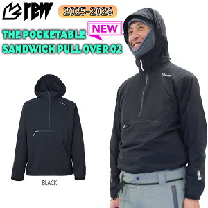 25-26 A[C[_u[ |Pb^uThCb`vI[o[ REW POCKETABLE SANDWICH PULL OVER 02 Xm[{[h EGA ~bhC[ 25-26-JK-REW ubN S M L XL